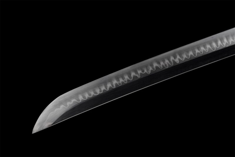 Czarno-biały Miecz Katana
