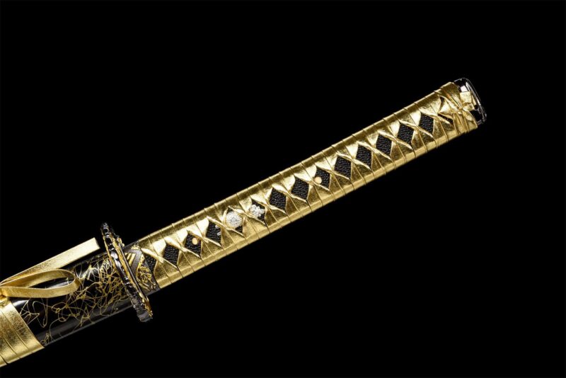 Miecz Katana Kurokin (黒金) – Czarny I Złoty