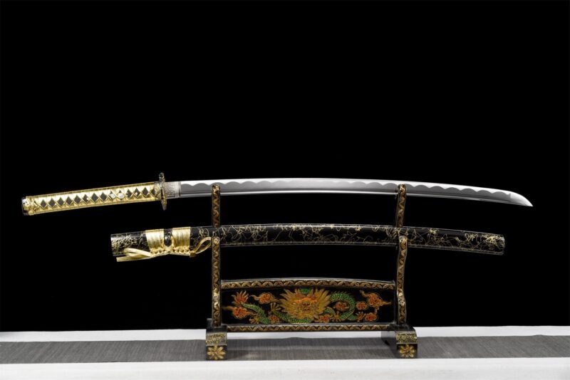 Miecz Katana Kurokin (黒金) – Czarny I Złoty
