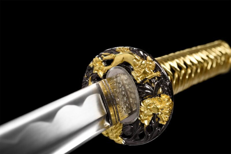Miecz Katana Kurokin (黒金) – Czarny I Złoty