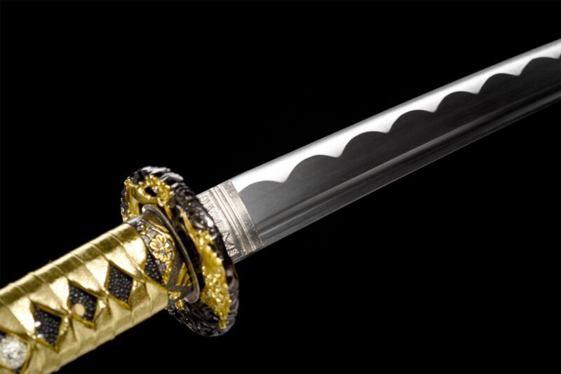 Miecz Katana Kurokin (黒金) – Czarny I Złoty