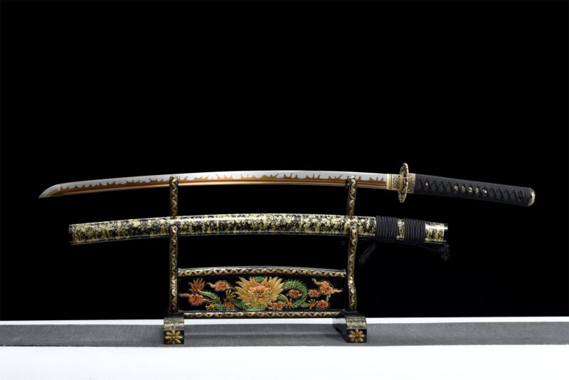 Miecz Katana Ōrāshī (金獅子) – Złoty Lew
