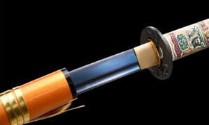 Miecz Katana Z Głową Smoka