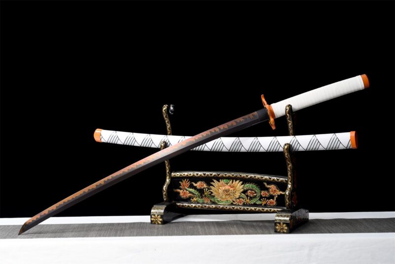Rengoku Sword Z Prawdziwym Hamonem