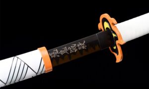 Rengoku Sword Z Prawdziwym Hamonem