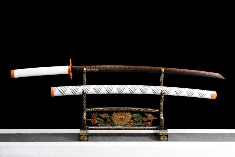 Rengoku Sword Z Prawdziwym Hamonem