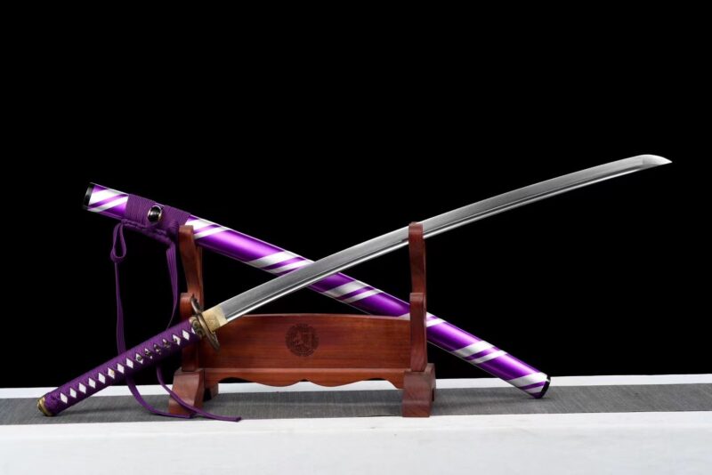 Miecz Katana Murasaki Hebi (紫蛇) – Fioletowy Wąż