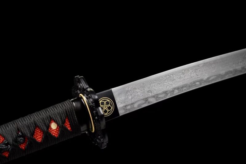 Miecz Katana Shikihana (紫花) – Ciemnoczerwony Kwiat