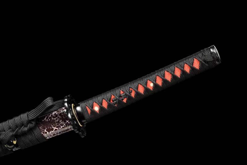 Miecz Katana Shikihana (紫花) – Ciemnoczerwony Kwiat
