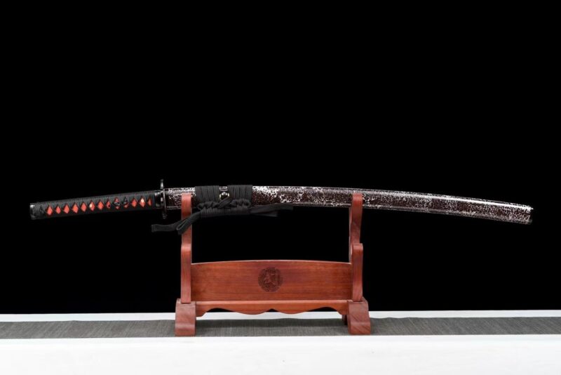 Miecz Katana Shikihana (紫花) – Ciemnoczerwony Kwiat