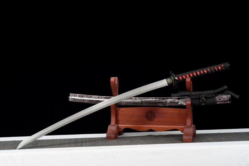 Miecz Katana Shikihana (紫花) – Ciemnoczerwony Kwiat